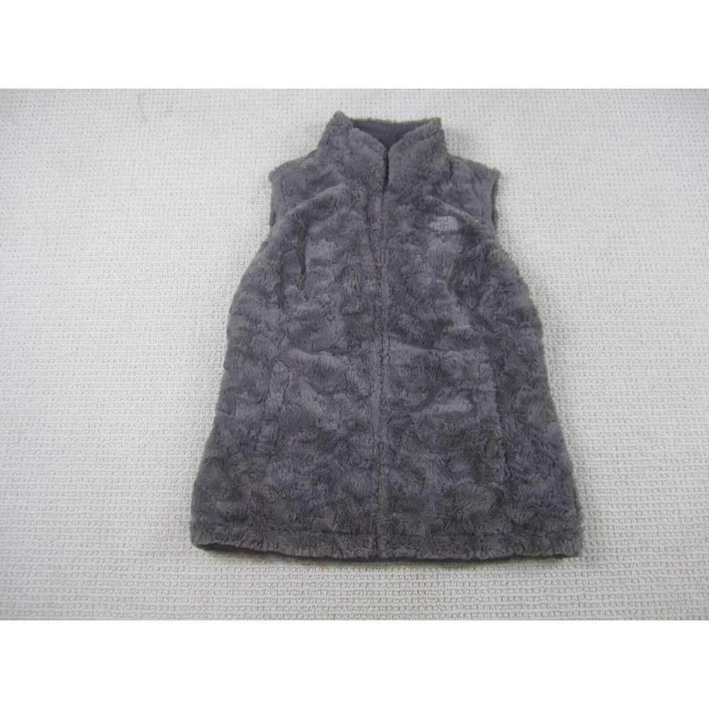 The North Face Reversible Gray Fleece Vest